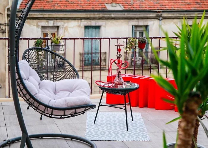 L'amoureux - Terrasse Et Climatisation Coeur De * Montpellier
